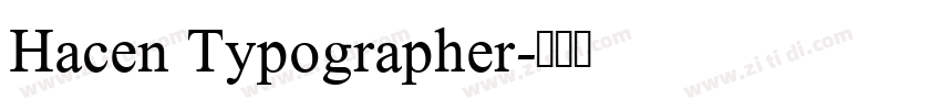 Hacen Typographer字体转换